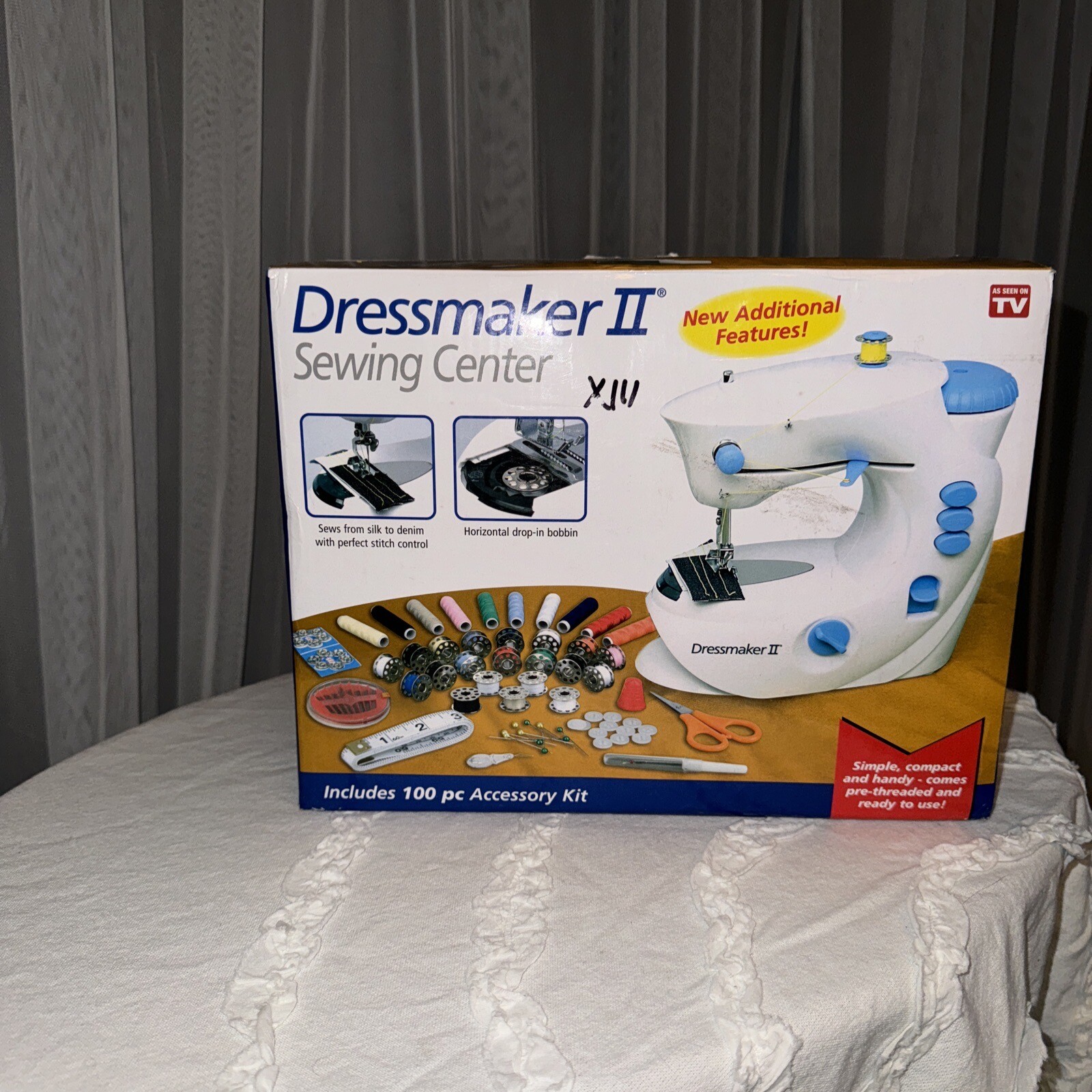 Dressmaker II Sewing Center Compact Portable Sewing Machine As Seen On