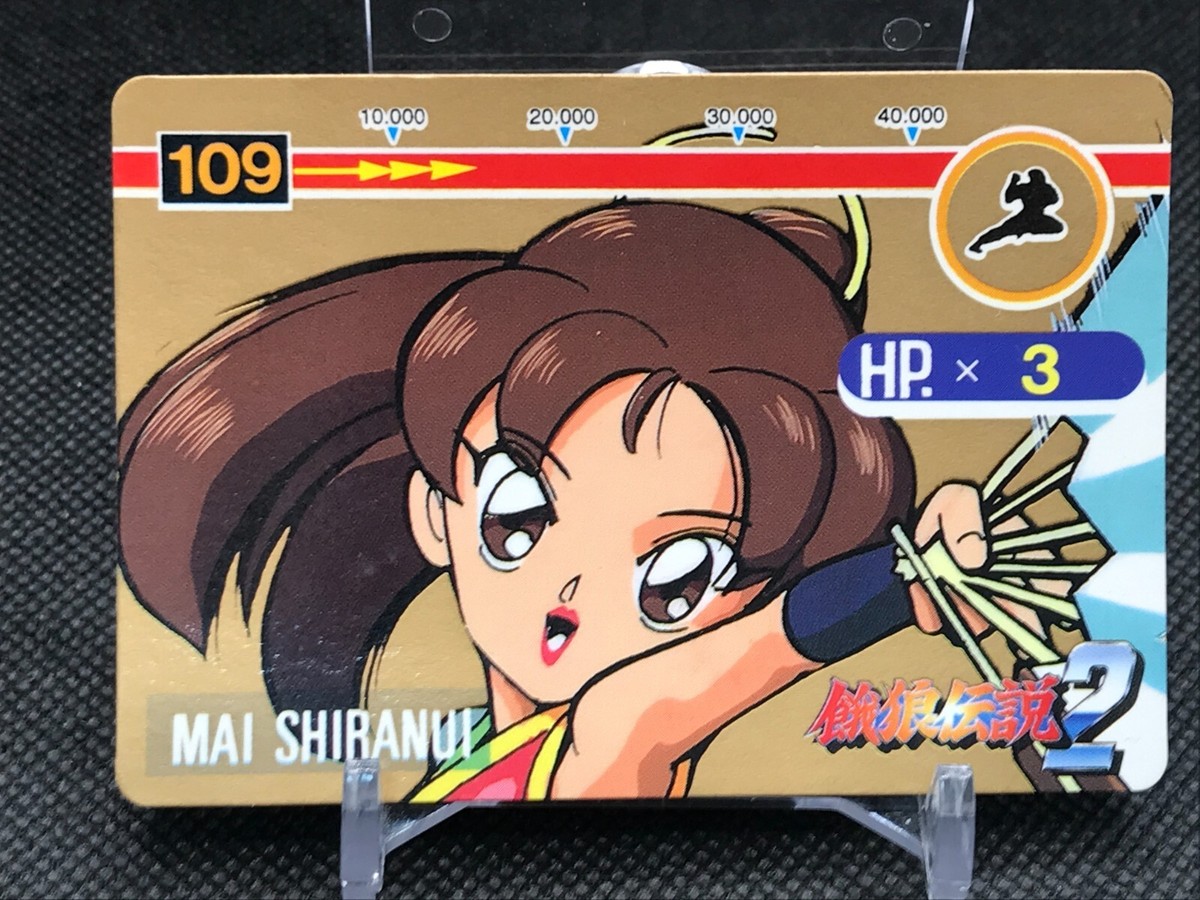No.109 MAI SHIRANUI Fatal Fury2 Carddass SNK1992 CCG Made In JAPAN