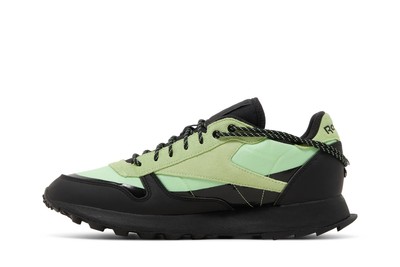Pleasures x Reebok Classic Leather 'Neon Mint' Low-top Leisure style H06244