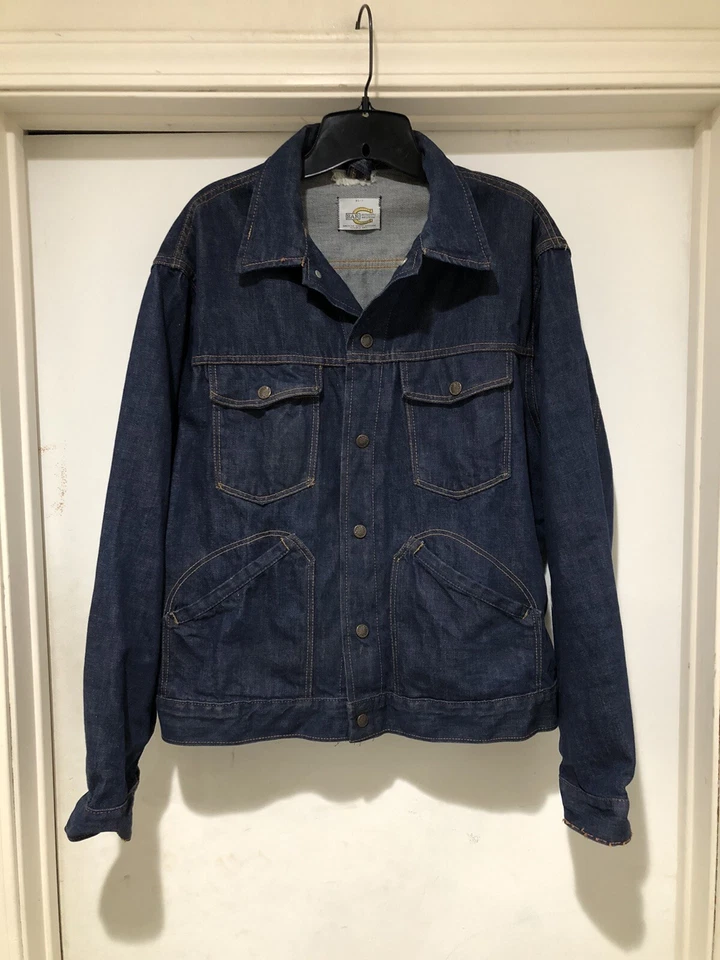 単品販売/受注生産 HbarC denim デニム ウエスタン ジャケット USA