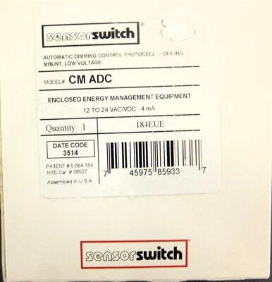 ACUITY SENSOR SWITCH CM ADC SENSOR