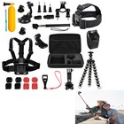 Action Camera Accessories Kits Bundle, Floating Handle Selfie Stick Tripod Kit