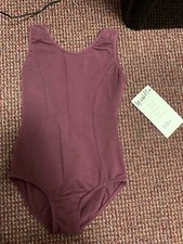 Girl's Mirella Burgundy Tank Dance Leotard, Size Medium Child, Style: M315C