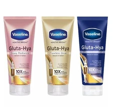 Vaseline Gluta-Hya Dewy Radiance + Flawless Glow Serum-In-Lotion Combo Of 3ps
