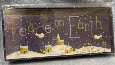 Peter Pauper Press PEACE ON EARTH, Set of 20 Deluxe Cards With 21 Envelopes NEW