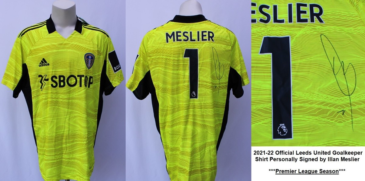 2021-22 Leeds United GK 3rd Shirt Signed by Illan Meslier