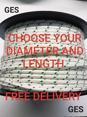 BRIGGS & STRATTON PULL CORD STARTER ROPE LAWNMOWER, 2.5mm - 6mm 2 - 25 metre.