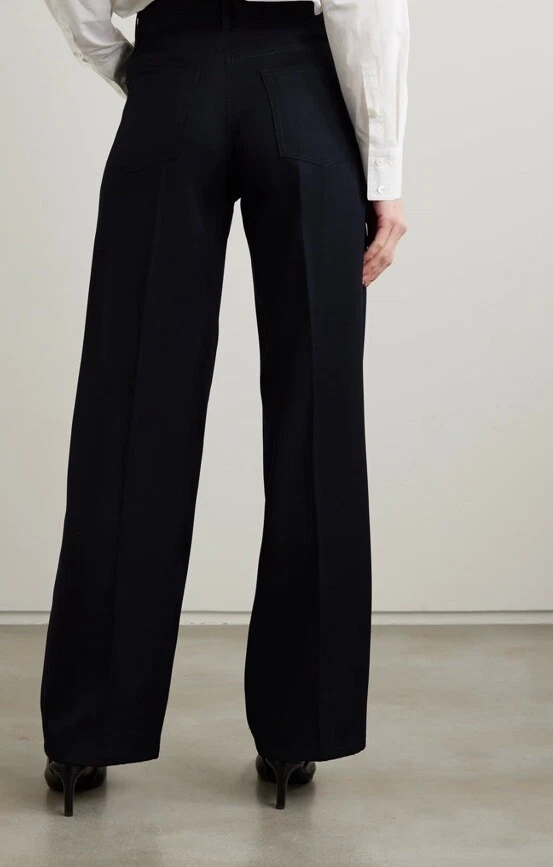 Jil Sander Vintage Softest Wool Lana Wide Leg Pants Trousers 42 Large Unlined - Image 3 of 4