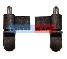 A Pair of Weld On Trailer Hinges 60mm Long Supplied with Weld on Hinge Posts