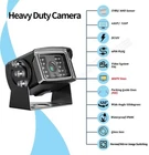Waterproof HD 4Pin VR Rear View Backup Camera For Bus Truck IR Night Vision CCD