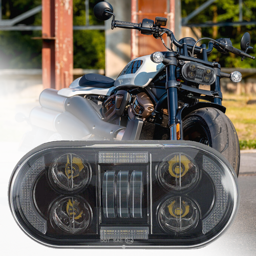 For Harley Sportster S 1250 RH1250S LED Headlight DRL w/ Yellow Turn Signal DRL - Imagen 1 de 15
