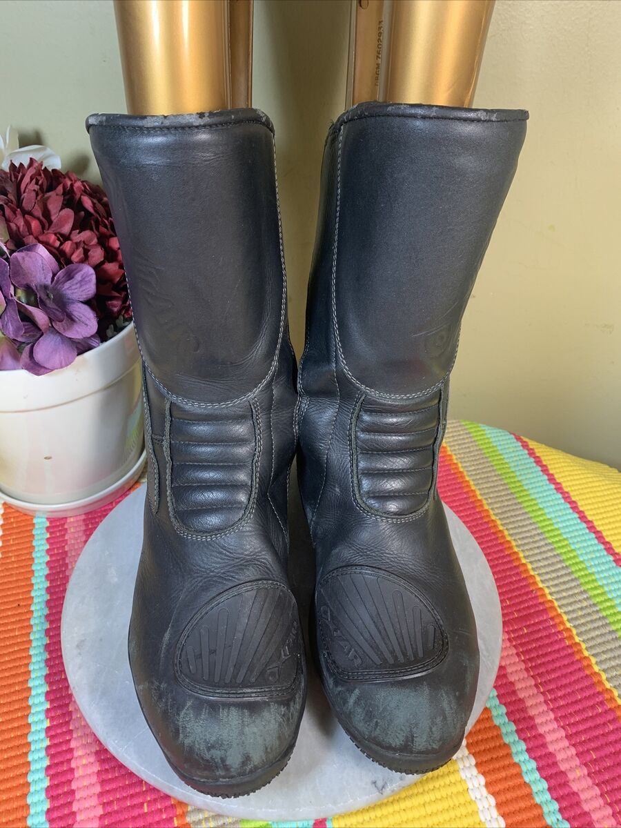 Oxtar Motorcycle Black Leather Zip Boots 7103/GI GoreTex Oxtar Motorcycle Black Leather Zip Boots 7103/GI GoreTex