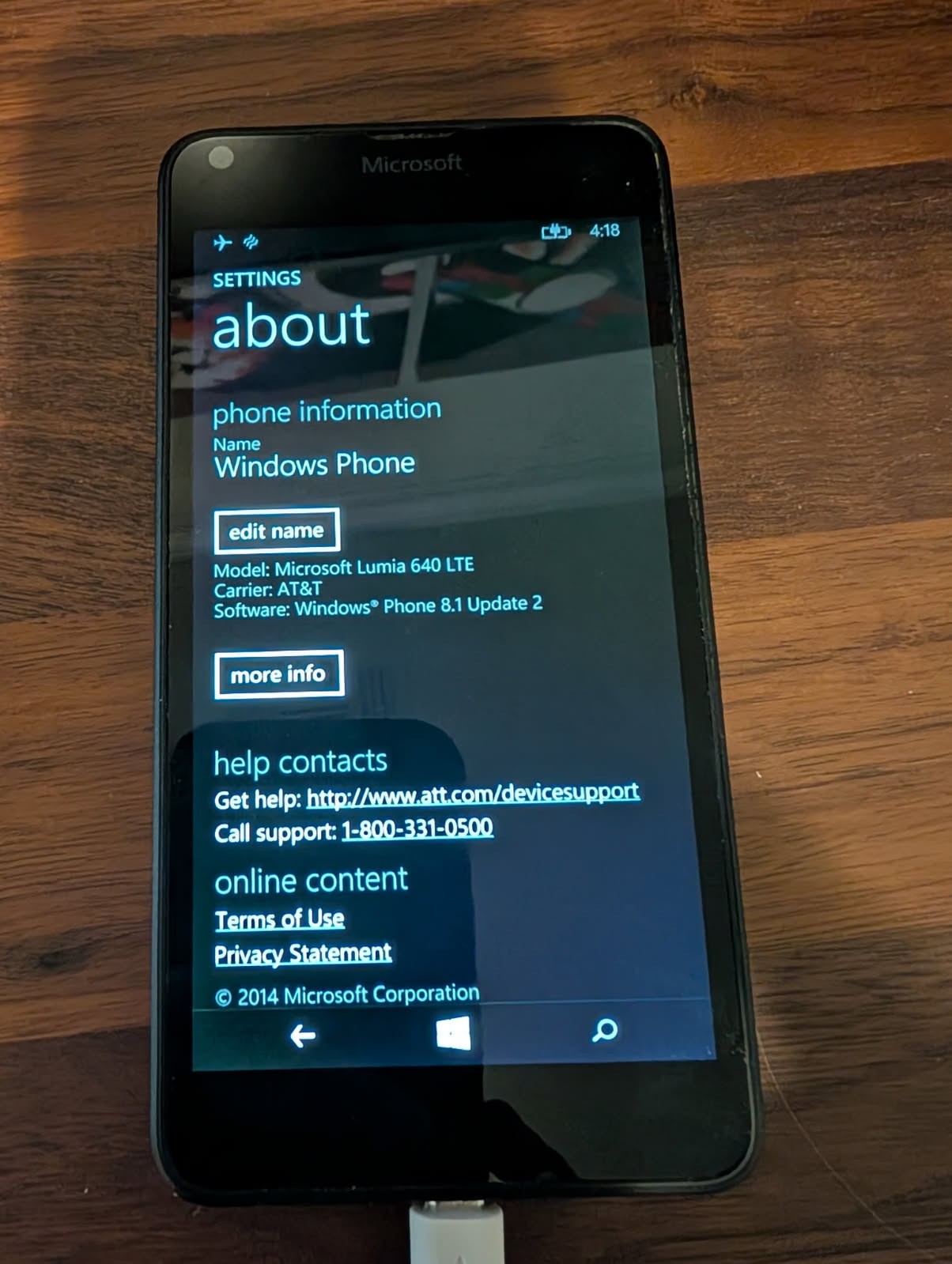 Microsoft Lumia 640 LTE - 8GB - Black (AT&T) Smartphone - Windows Phone