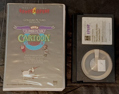 Columbia Pictures Cartoon Classics - RARE Beta Tape Betamax - Mr. Magoo
