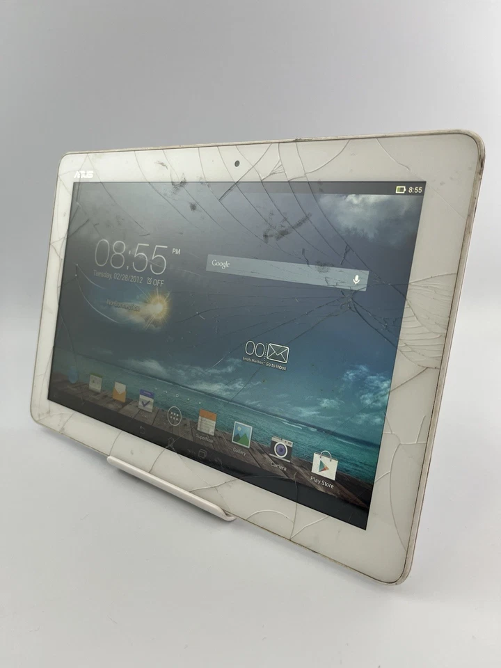 Asus MeMo Pad 10 ME102A K00F White WiFi 8GB 10.1" 1GB Ram Android Tablet Cracked - Image 3 of 4