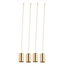  4 Pcs Cache Extincteur Bougie En Cuivre Éteignoir De Décoratif Laiton