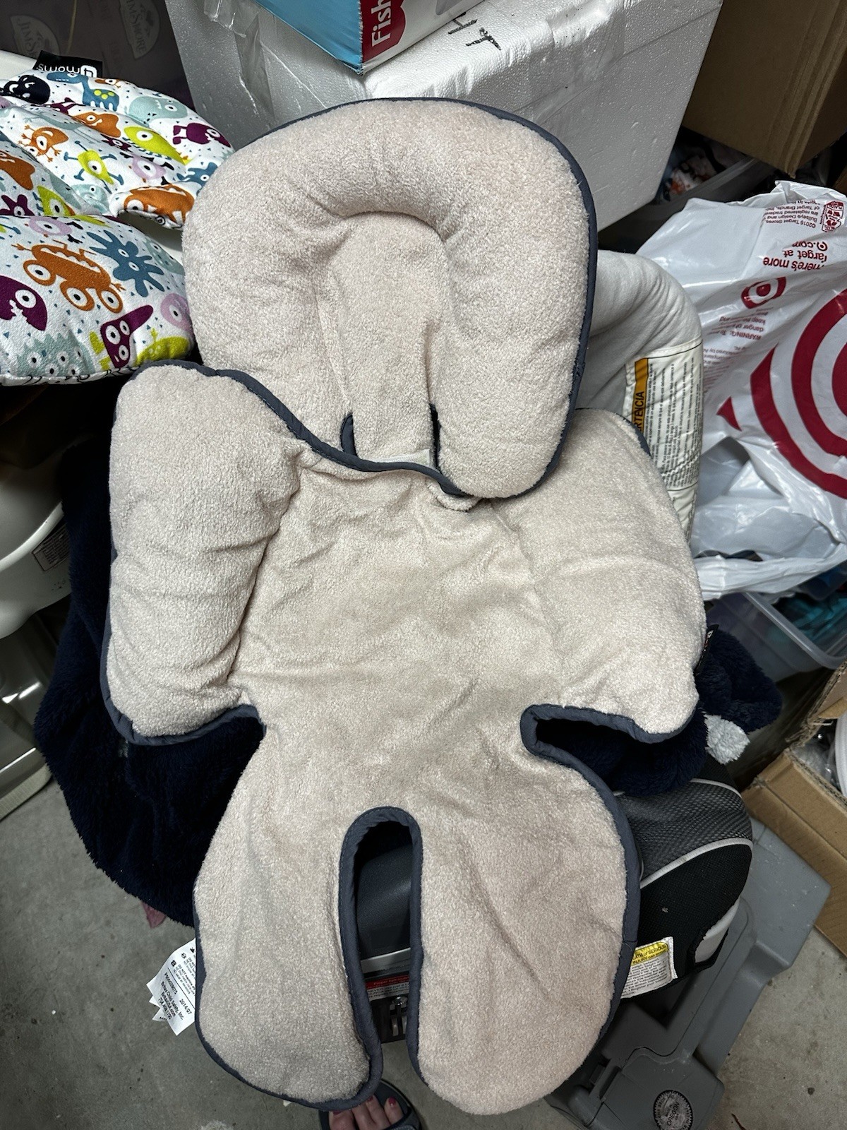 4moms Infant Car Seat Head Support Monsters Theme, Multicolor, Lot of 4