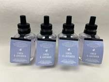 Lot of 4 Bath Body Works Linen Lavender Wallflowers Fragrance Refills