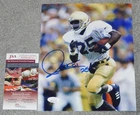 ROCKET ISMAIL Signed NOTRE DAME 8x10 Photo + JSA Witness COA WPP616713