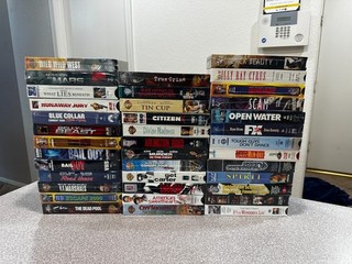 VHS SEALED LOT 38 Movies Full list in description VHS Collection Movies