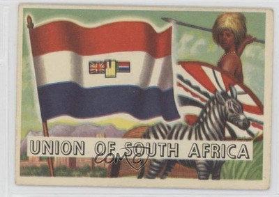 1956 A&BC Flags of the World Union of South Africa #9 7i6