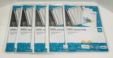 Pen Gear Sheet Protectors 25 Count Each 9.25 X 11.22 Standard Size Lot Of 5