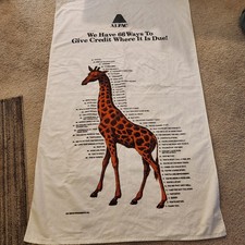 Vtg 1991 R A Briggs Big Bath Beach Towel NOS ...