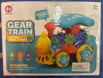 Hong Jie Gear Train Dynamic Music Rotating Gear Toy P-7599 Ages 3+