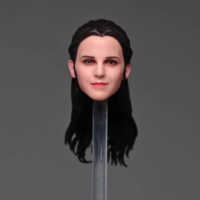 1/6 Female Beauty Belle Girl Head Sculpt Model Fit 12'' Action Figure Doll Body