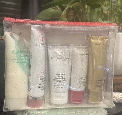 ELIZABETH ARDEN 5PC DAILY BEAUTY ESSENTIALS KIT FOR FACE, SKIN & BODY
