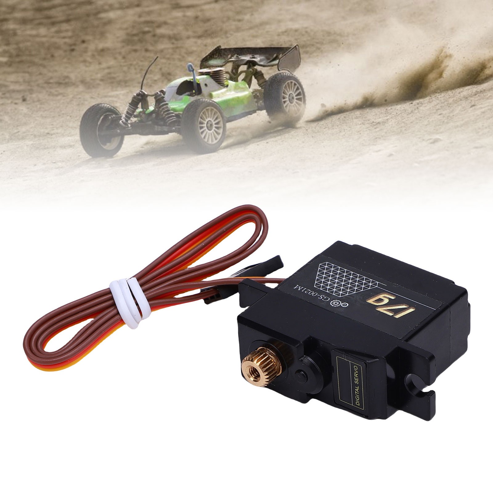 Mini Digital Servo 17G Metal Gears With 25T Servo Horn For 1/14 1/16 1/18 RC