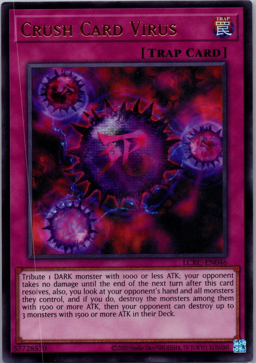 Crush Card Virus Yu-Gi-Oh! TCG Ultra Rare Individual Collectible