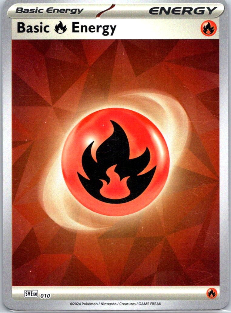 Pokemon TCG Basic Fire Energy - 010 Common Holo