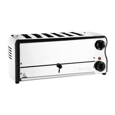 Rowlett Esprit 6 Slot Toaster Chrom mit 2 zusätzlichen Elementen und Sandwichkäf