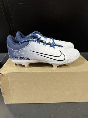 NEW! Nike Hyperdiamond 4 Pro Softball Cleats White Blue Renew Women's Size 9.5
