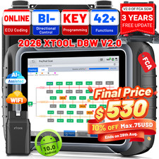 XTOOL D8W V2.0 Bidirectional Diagnostic Tool ...