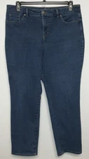 Style & Co Straight Leg Jeans Women's 16 Blue