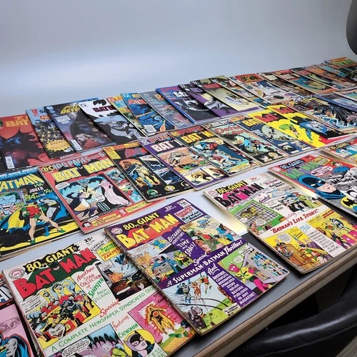 Batman Comic Book Lot DC Vintage+Detective+Giant+100 Page+Robin+Joker+TwoFace