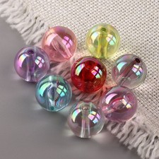 8mm Bubblegum Acrylic Round Jumbo Beads for Jewelry Making Craft Supplies 100pcs