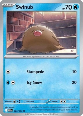 Swinub Common ME02: Phantasmal Flames 023/094 NM