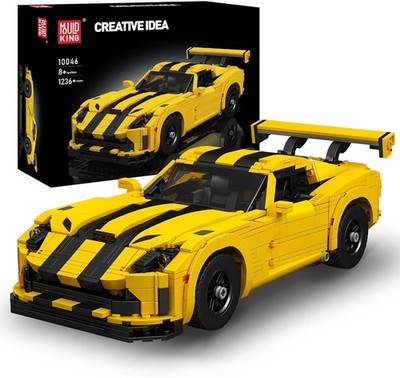 Dodge Viper Supercar Building Kit - 1236 Pieces for Kids & Adults