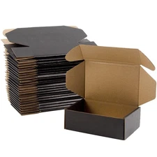 6x4x2 Inches Shipping Boxes Pack of 25, Packaging Corrugated Cardboard Mailer