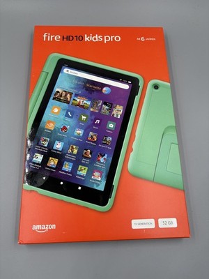 Amazon Fire HD 10 Kids Pro   13. Generation (2023), 32 GB, Mintgrün