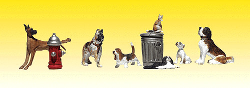Woodland Scenics 2725 Escala O Acentos Escénicos Perros y Gatos Paquete(10) | Zustand: Nuevo