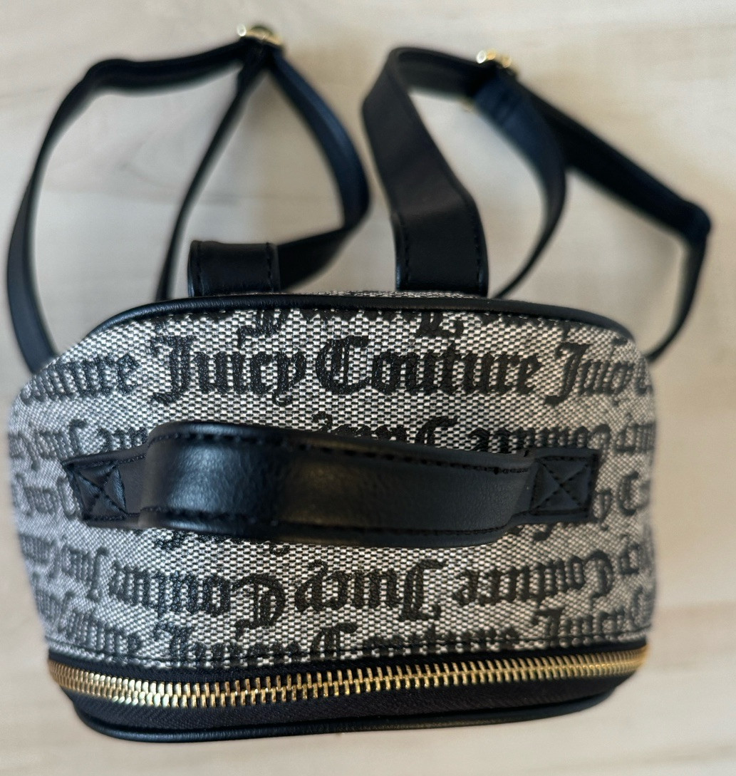 Juicy Couture Gothic Status Love Lock Backpack Black Gray | eBay display picture 1