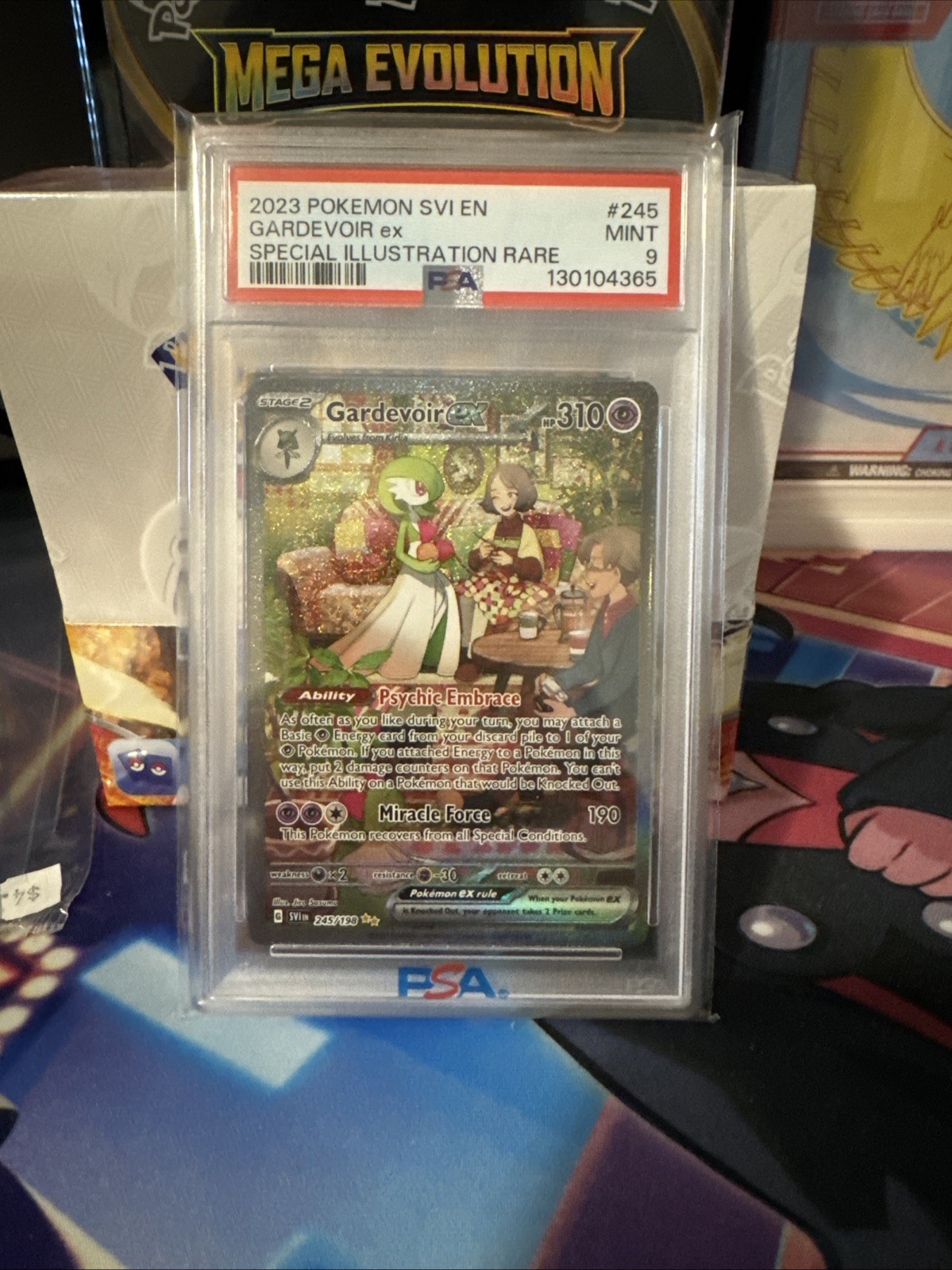 Gardevoir ex Pokemon Scarlet & Violet Special Illustration Rare #245 PSA 9