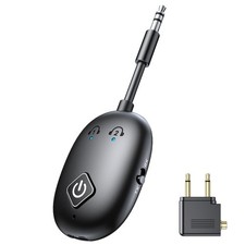 Bluetooth 5.3 Transmitter Receiver for Airplane TV, 2 in 1 Wireless Bluetooth...