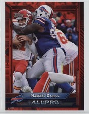 2015 Topps All-Pro Topps.com Online Exclusive 5x7 Red 13/25 Marcell Dareus fm0