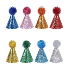 4 Pieces Birthday Party Hat for Dog Cat Accessories Topper Party Decoration