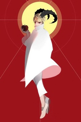 Devilman Crybaby Minimalist Poster Ryo Asuka Dark Fantasy Art